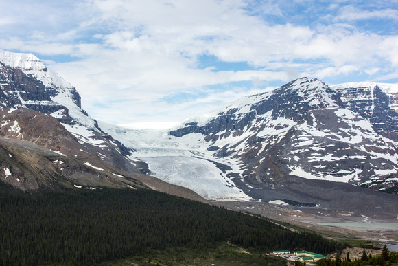 View of the glacier