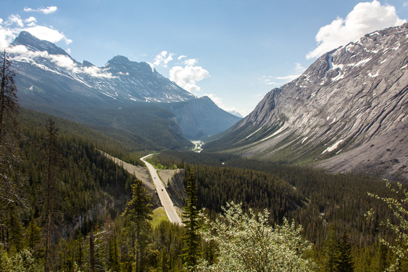 View of Icefields Parkway