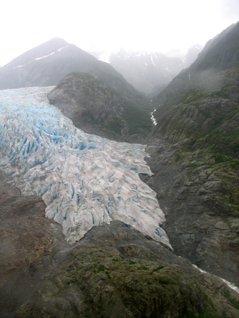 Helicopter ride and landing on a glacier-Juneau